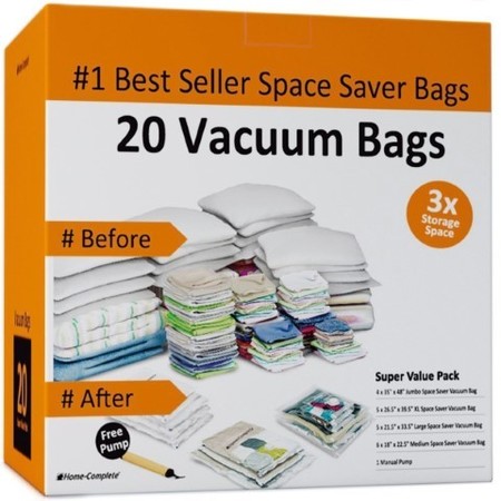 HASTINGS HOME Hastings Home 20 Vacuum Storage Bags, Variety Set 942629KBS